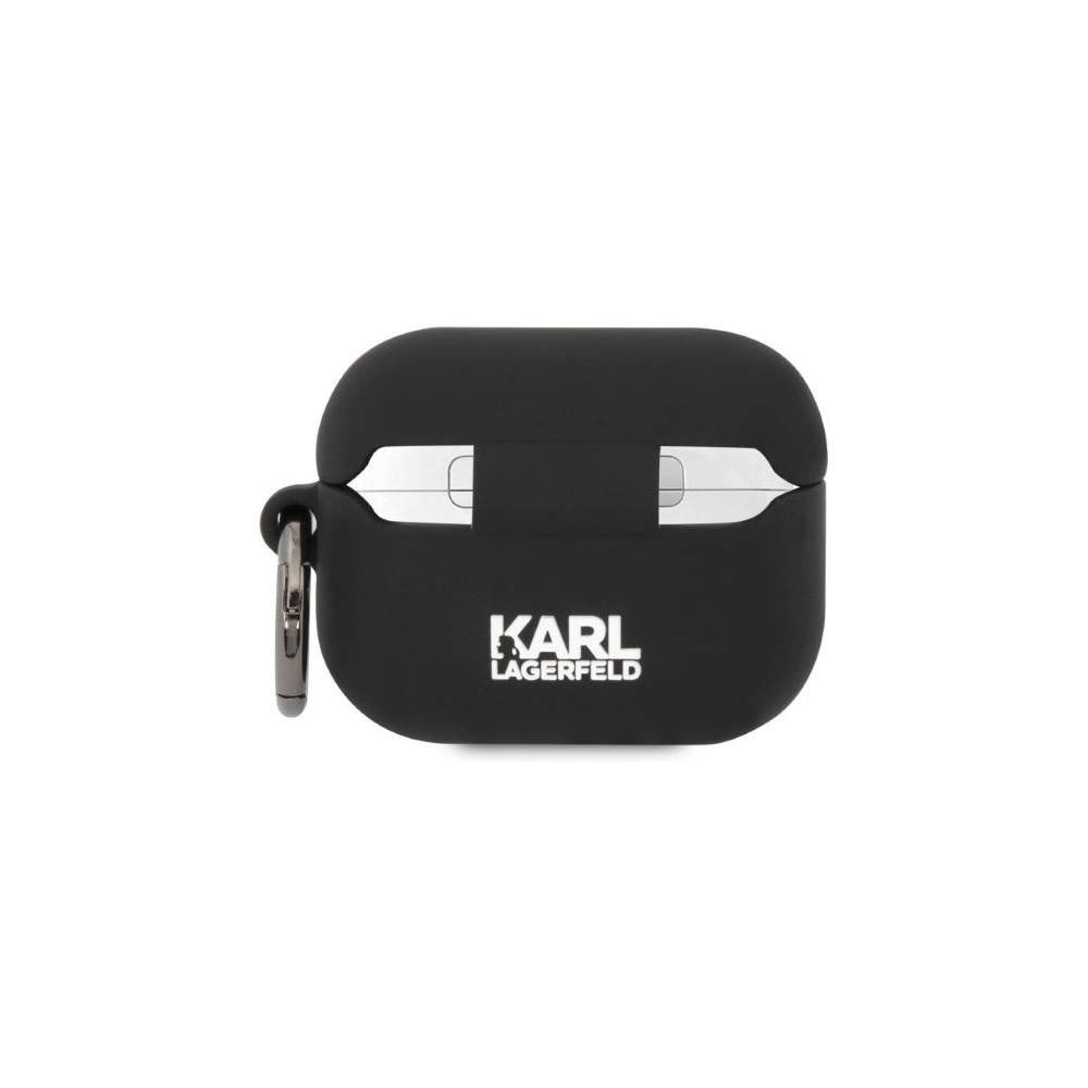 Hurtownia GSM - Etui Karl Lagerfeld KLAPRUNCHK Apple AirPods Pro tok fekete/szürke Szilikon Choupette Fej 3D - KLD1416 - {ean13} - Hurt