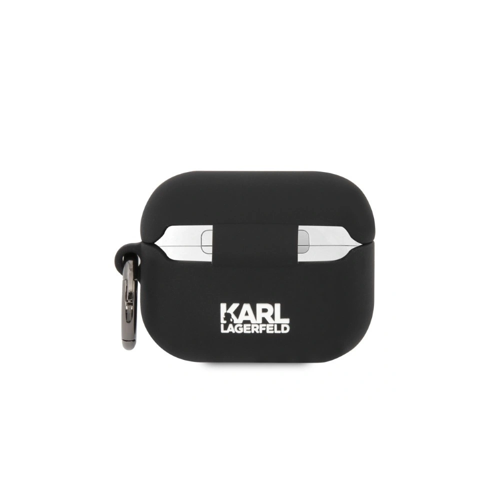 Hurtownia GSM - Etui Karl Lagerfeld KLAPRUNIKK Apple AirPods Pro kryt černý/black silikon Karl Head 3D - KLD1418 - {ean13} - Hurt