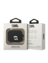 Hurtownia GSM - Etui Karl Lagerfeld KLAPRUNIKK Apple AirPods Pro kryt černý/black silikon Karl Head 3D - KLD1418 - {ean13} - Hurt