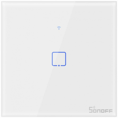 Sonoff Distributor - 6920075725506 - SNF39 - Touch light switch WiFi Sonoff T0 EU TX (1-channel) white - B2B homescreen