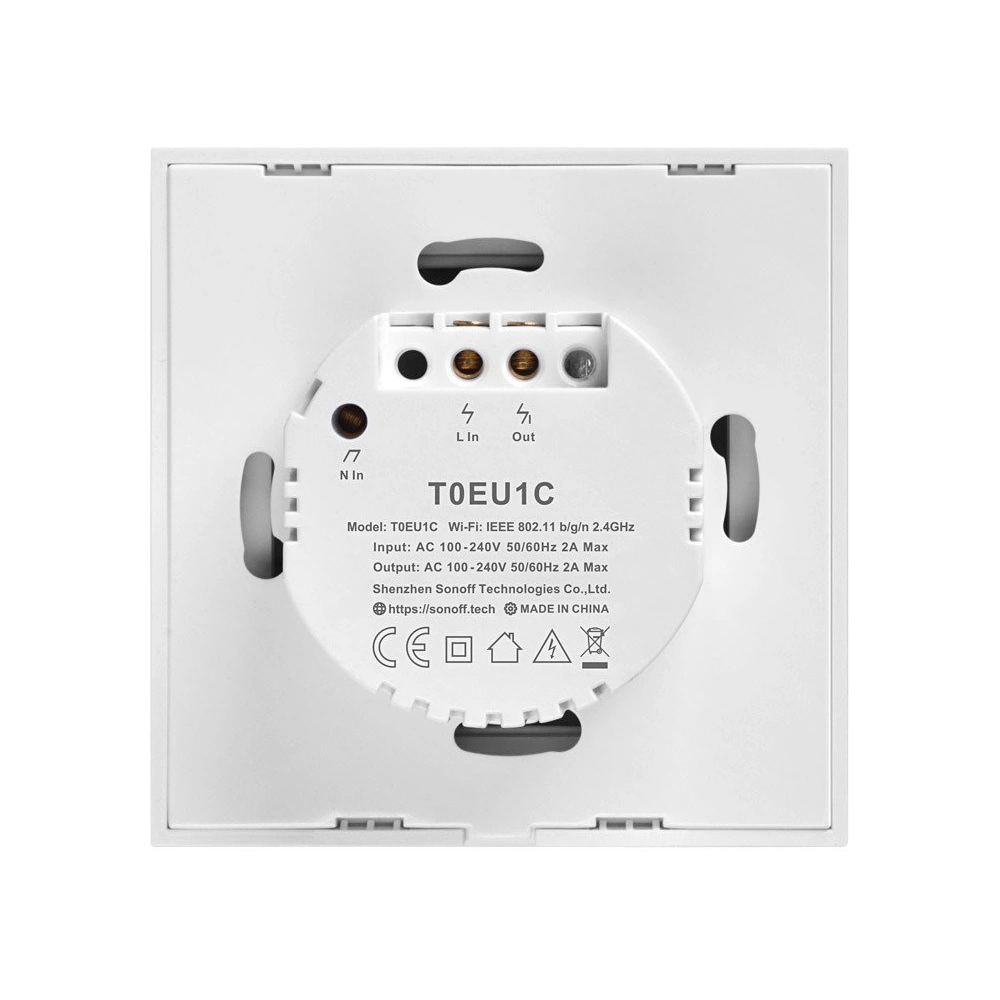 Hurtownia GSM - Berührungsschalter für WiFi Licht Sonoff T0 EU TX (1-Kanal) - SNF39 - {ean13} - Hurt