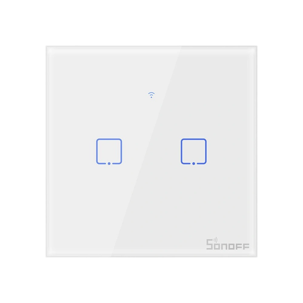 Hurtownia GSM - Berührungsschalter für WiFi-Licht Sonoff T0 EU TX (2-Kanal) - SNF40 - {ean13} - Hurt