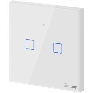 Hurtownia GSM - Dotykowy włącznik światła WiFi + RF 433 Sonoff T1 EU TX (2-kanałowy) - SNF42 - {ean13} - Hurt