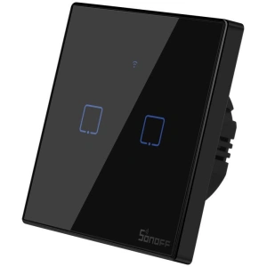 Hurtownia GSM - Dotykový WiFi + RF 433 světelný spínač Sonoff T3 EU TX (2-kanálový) - SNF46 - {ean13} - Hurt