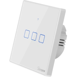 Hurtownia GSM - Dotykový spínač světla WiFi + RF 433 Sonoff T2 EU TX (3-kanálový) - SNF48 - {ean13} - Hurt