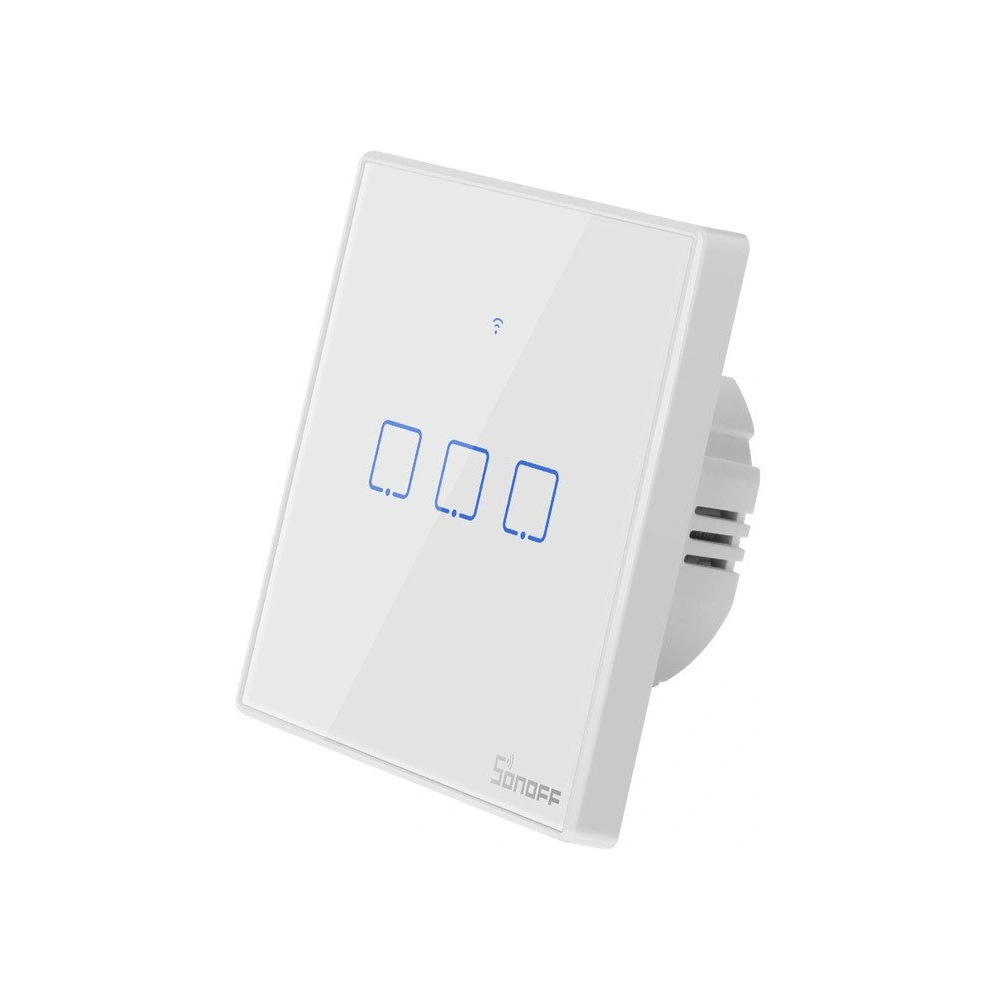 Hurtownia GSM - Berührbarer WLAN + RF 433 Lichtschalter Sonoff T2 EU TX (3-Kanal) - SNF48 - {ean13} - Hurt