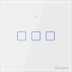 Hurtownia GSM - Dotykový spínač světla WiFi + RF 433 Sonoff T1 EU TX (3-kanálový) - SNF49 - {ean13} - Hurt