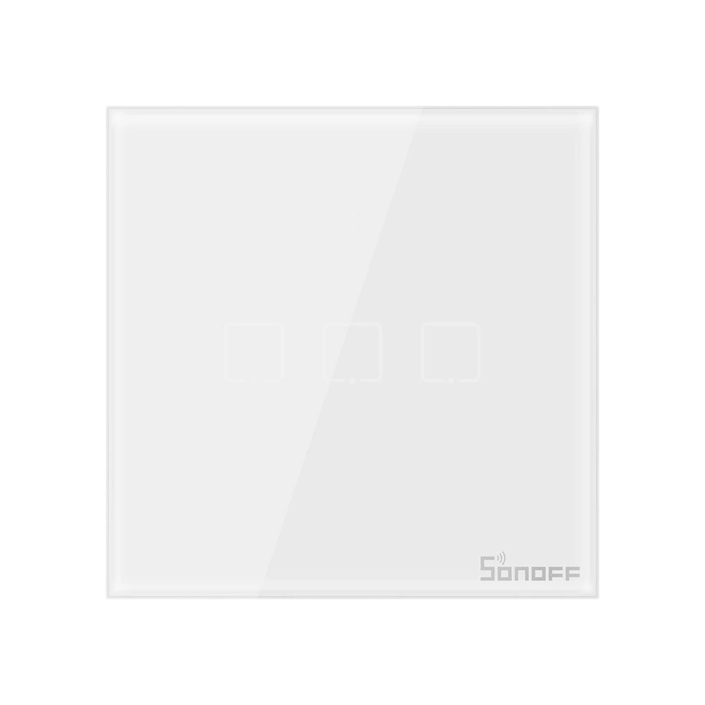 Hurtownia GSM - WiFi + RF 433 érintőkapcsoló Sonoff T1 EU TX (3 csatornás) - SNF49 - {ean13} - Hurt