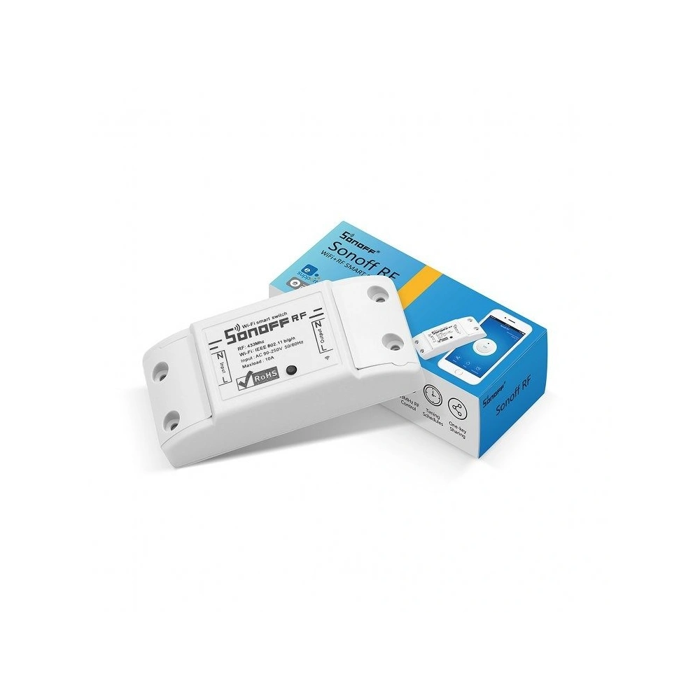 Hurtownia GSM - Intelligens WiFi + RF 433 kapcsoló Sonoff RF R2 (ÚJ) - SNF55 - {ean13} - Hurt