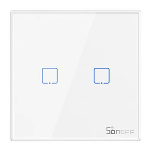 Sonoff Distributor - 6920075776263 - SNF70 - Wireless Light Switch Sonoff 433MHz T2EU2C-RF (2-channel) - B2B homescreen