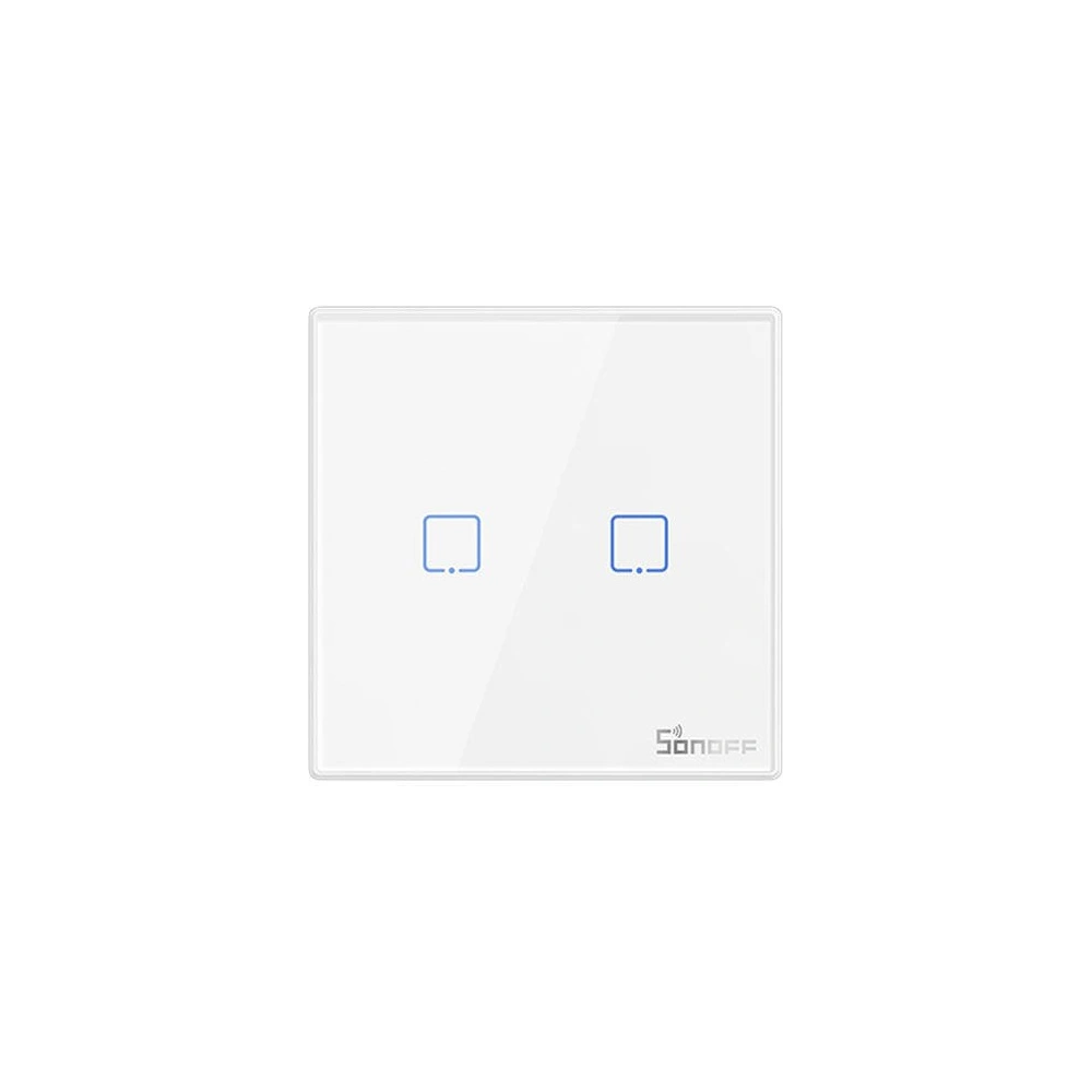 Hurtownia GSM - Kabelloser Lichtschalter Sonoff 433MHz T2EU2C-RF (2-kanalig) - SNF70 - {ean13} - Hurt