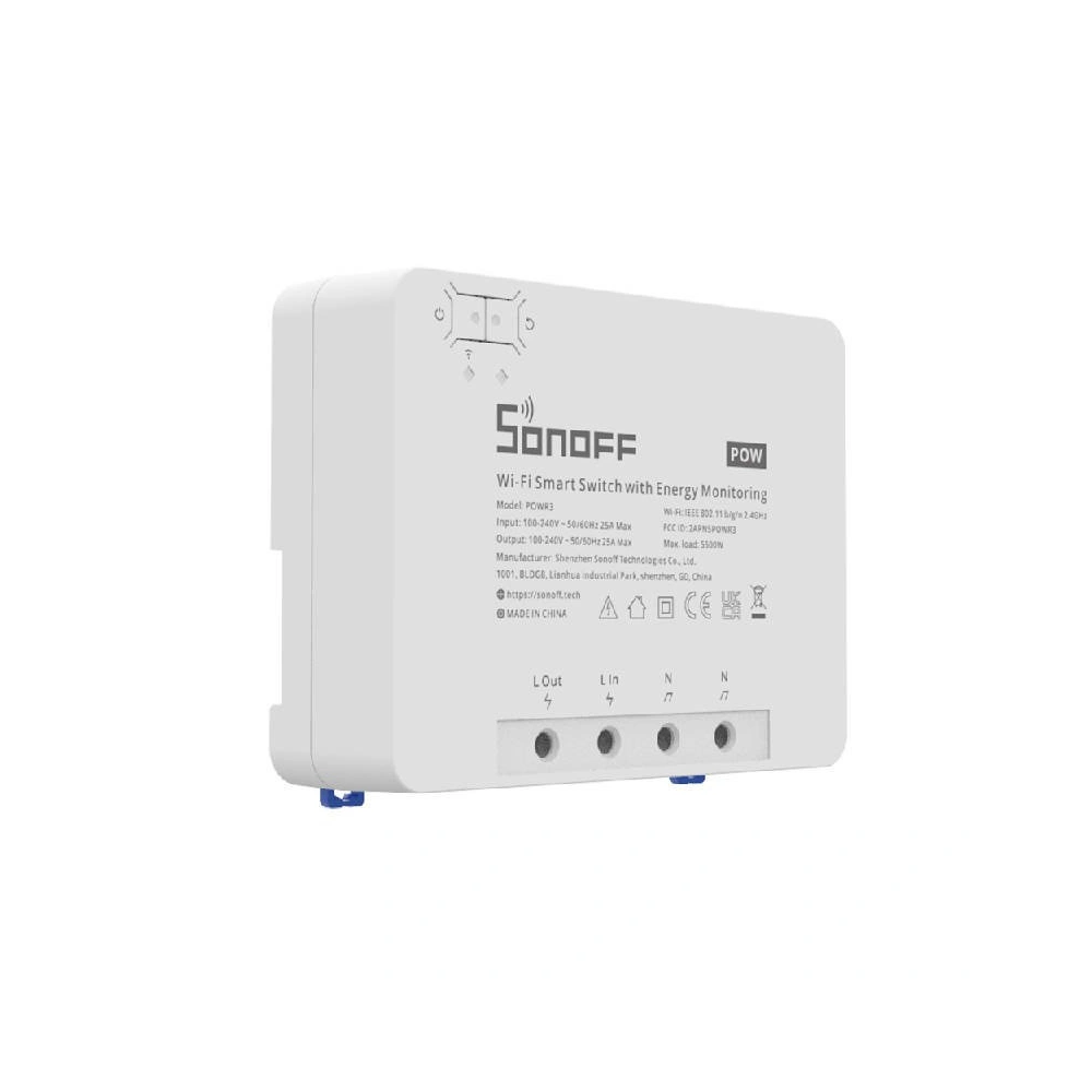 Hurtownia GSM - Intelligenter WiFi-Schalter Sonoff POWR3 mit hoher Leistung - SNF72 - {ean13} - Hurt