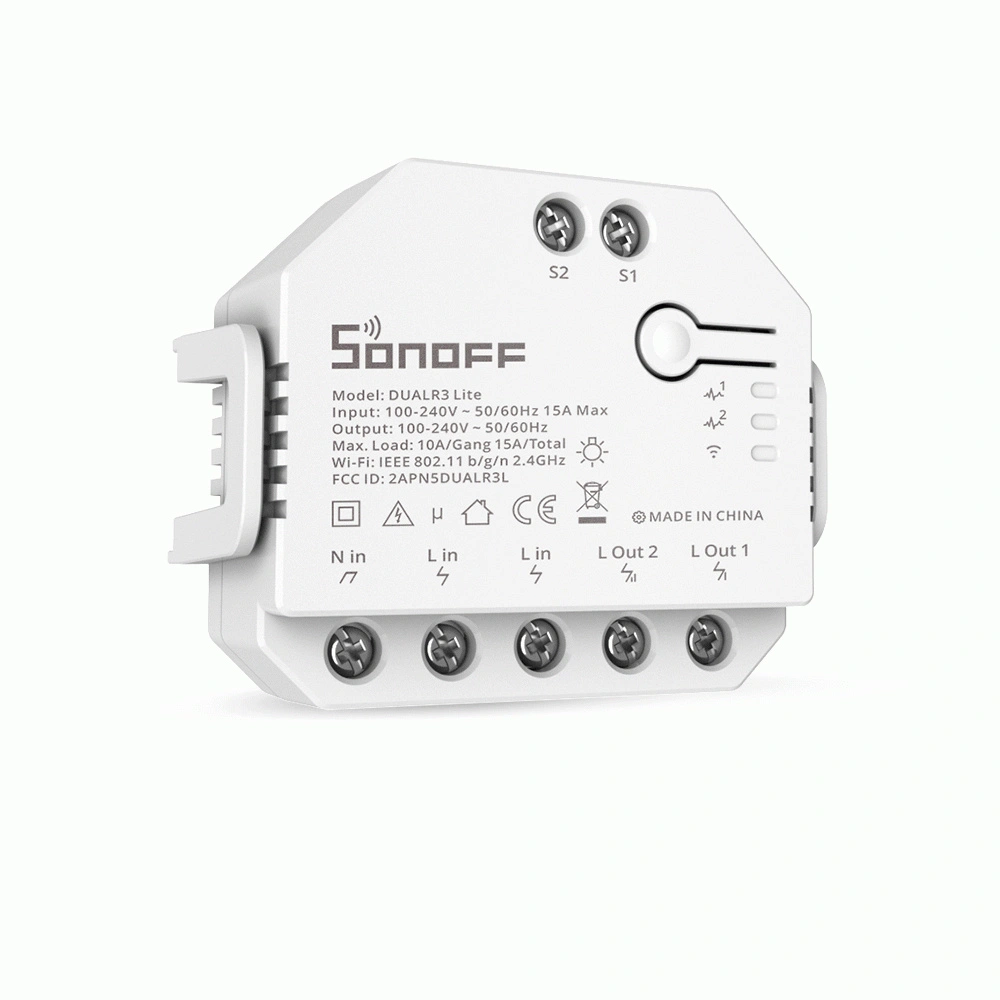 Hurtownia GSM - Intelligent switch WiFi Sonoff Dual R3 Lite - SNF77 - {ean13} - Hurt