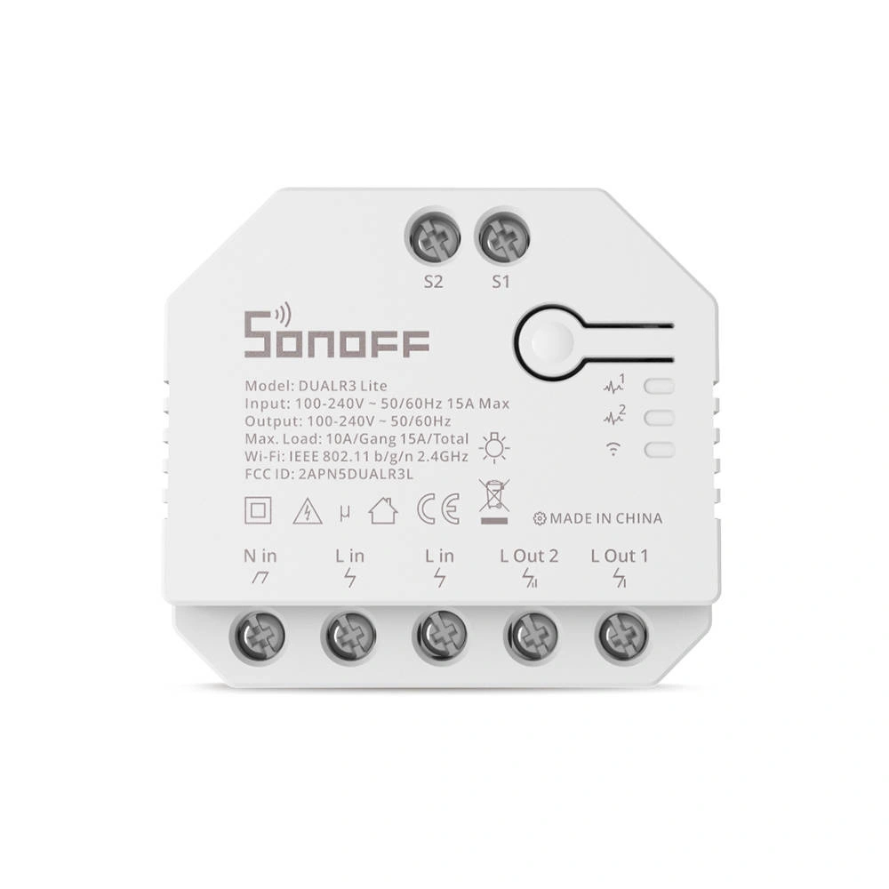 Hurtownia GSM - Intelligent switch WiFi Sonoff Dual R3 Lite - SNF77 - {ean13} - Hurt