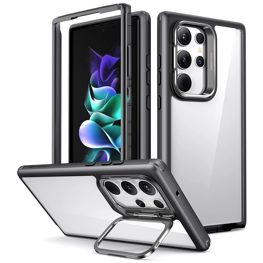 Hurtownia GSM - Etui ESR Shock Armor Kickstand Samsung Galaxy S23 Ultra Čiré/černé - ESR641 - {ean13} - Hurt