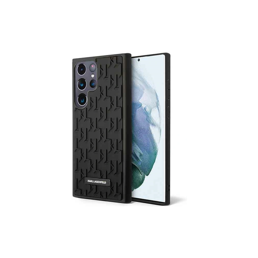 Hurtownia GSM - Etui Karl Lagerfeld KLHCS23LRUPKLPK Samsung Galaxy S23 Ultra hardcase negru/black 3D Monogram - KLD1420 - {ean13} - Hurt