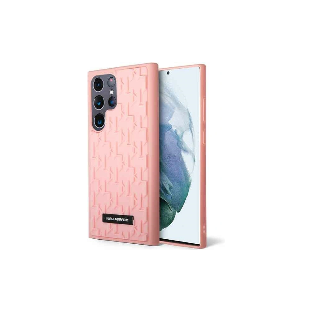 Hurtownia GSM - Etui Karl Lagerfeld KLHCS23LRUPKLPP Samsung Galaxy S23 Ultra hardcase różowy/pink 3D Monogram - KLD1421 - {ean13} - Hurt
