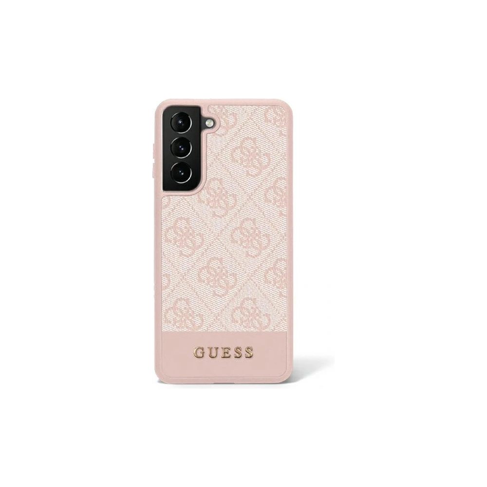 Hurtownia GSM - Case Guess GUHCS23LG4GLPI Samsung Galaxy S23 Ultra rosa/pink Hartschale 4G Stripe Collection - GUE2337 - {ean13} - Hurt