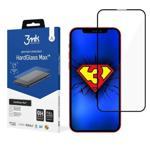 Szkło hartowane 3MK HardGlass Max Apple iPhone 13 Pro Max/14 Plus czarne