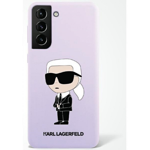 Karl Lagerfeld Distributor - 3666339117665 - KLD1426 - Karl Lagerfeld KLHCS23LSNIKBCU Samsung Galaxy S23 Ultra hardcase purple Silicone Ikonik - B2B homescreen