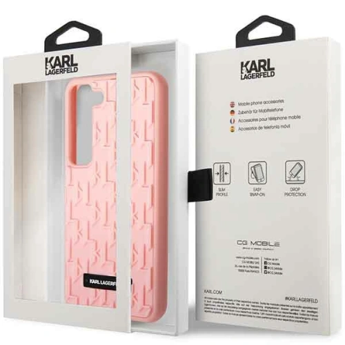 Etui Karl Lagerfeld KLHCS23MRUPKLPP Samsung Galaxy S23+ Plus hardcase różowy/pink 3D Monogram