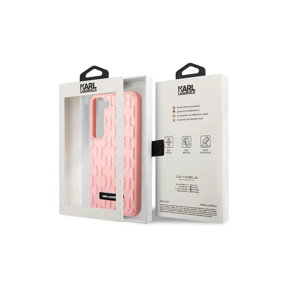 Hurtownia GSM - Etui Karl Lagerfeld KLHCS23MRUPKLPP Samsung Galaxy S23+ Plus hardcase roz/bălă, 3D Monogram - KLD1428 - {ean13} - Hurt