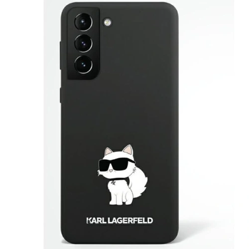 Etui Karl Lagerfeld KLHCS23MSNCHBCK Samsung Galaxy S23+ Plus hardcase czarny/black Silicone Choupette