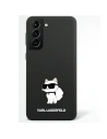 Etui Karl Lagerfeld KLHCS23MSNCHBCK Samsung Galaxy S23+ Plus hardcase negru/black Silicon Choupette