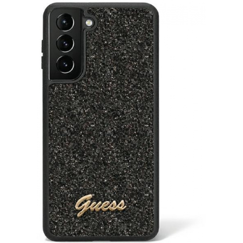 Guess Distributor - 3666339114770 - GUE2339 - Guess GUHCS23LHGGSHK Samsung Galaxy S23 Ultra black hard case Glitter Script - B2B homescreen