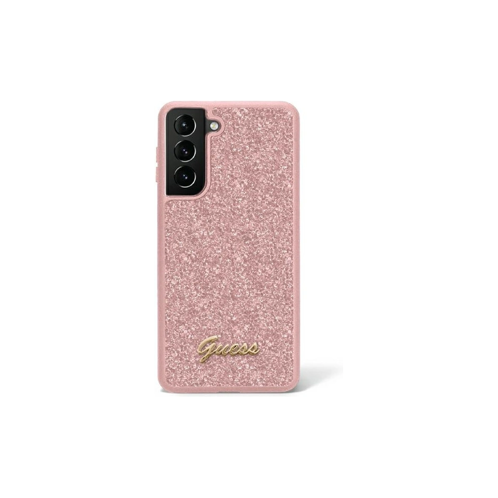 Hurtownia GSM - Etui Guess GUHCS23LHGGSHP Samsung Galaxy S23 Ultra rózsaszín/pink kemény tok Glitter Script - GUE2340 - {ean13} - Hurt