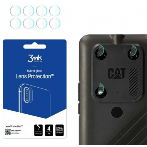 Hurtownia 3MK - 5903108499439 - 3MK4437 - Szkło hybrydowe na obiektyw aparatu 3MK Lens Protect Cat S53 [4 PACK] - B2B homescreen