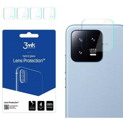 Hurtownia 3MK - 5903108499736 - 3MK4445 - Szkło hybrydowe na obiektyw aparatu 3MK Lens Protect Xiaomi 13 [4 PACK] - B2B homescreen