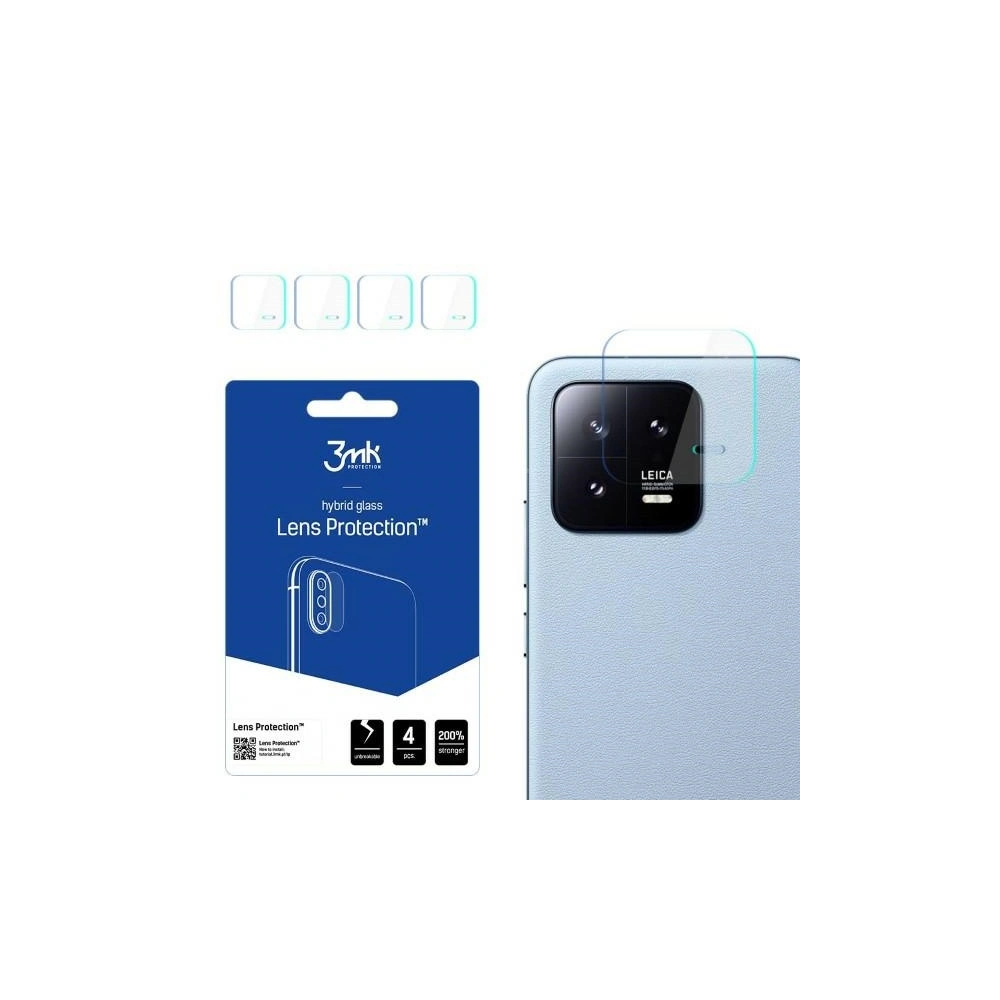 Hurtownia GSM - Hybidní sklo na objektiv fotoaparátu 3MK Lens Protect Xiaomi 13 [4 PACK] - 3MK4445 - {ean13} - Hurt