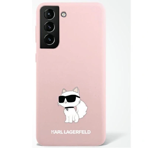 Etui Karl Lagerfeld KLHCS23MSNCHBCP Samsung Galaxy S23+ Plus hardcase różowy/pink Silicone Choupette