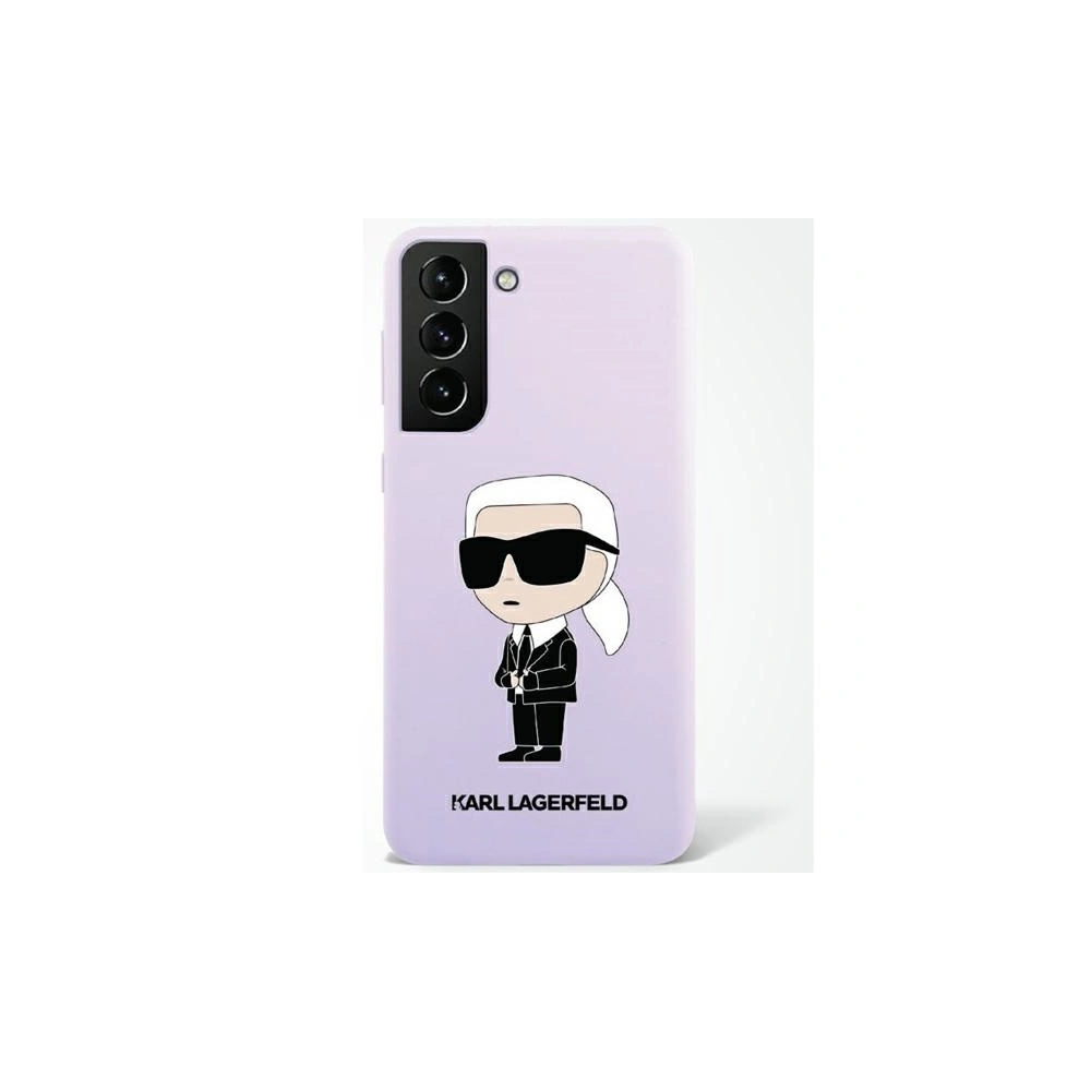 Wholesale Karl Lagerfeld KLHCS23MSNIKBCU Samsung Galaxy S23+ Plus hardcase purple Silicone Ikonik - KLD1433 - {ean13} - Hurt