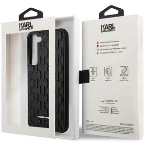 Etui Karl Lagerfeld KLHCS23SRUPKLPK Samsung Galaxy S23 hardcase czarny/black 3D Monogram