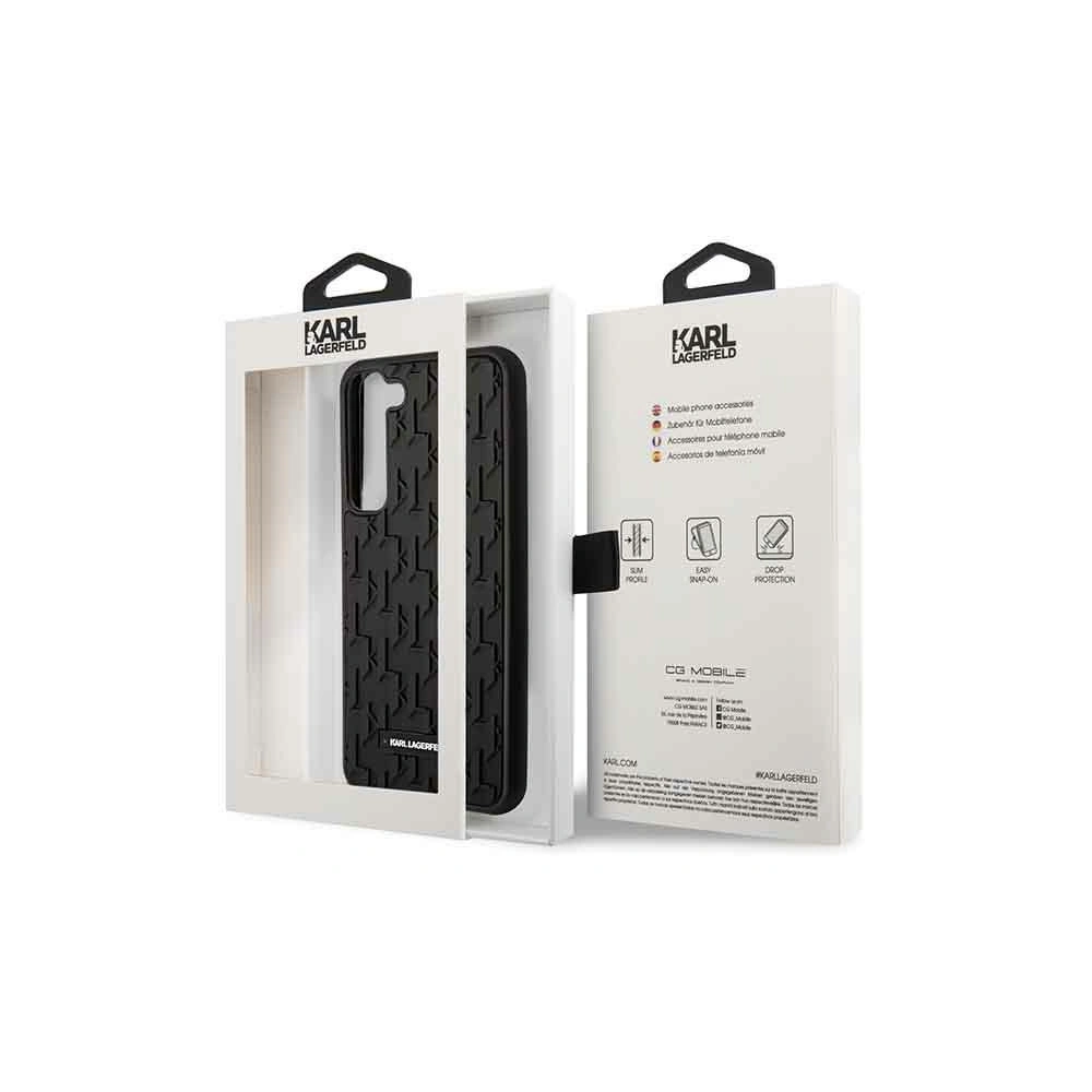 Hurtownia GSM - Etui Karl Lagerfeld KLHCS23SRUPKLPK Samsung Galaxy S23 hardcase czarny/black 3D Monogram - KLD1434 - {ean13} - Hurt