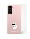 Etui Karl Lagerfeld KLHCS23SSNCHBCP Samsung Galaxy S23 keménytok rózsaszín/pink Silicone Choupette