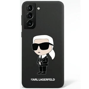 Etui Karl Lagerfeld KLHCS23SSNIKBCK Samsung Galaxy S23 hardcase czarny/black Silicone Ikonik