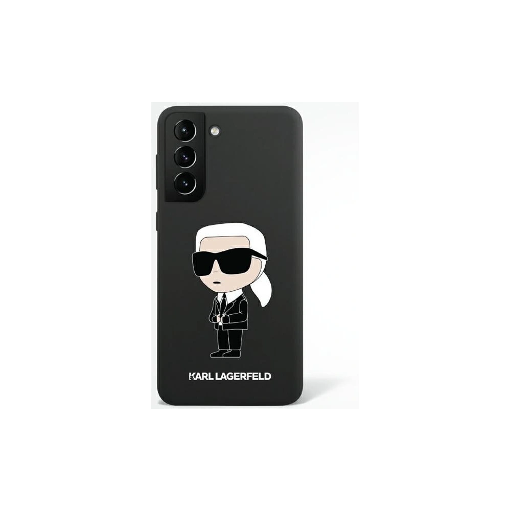 Hurtownia GSM - Etui Karl Lagerfeld KLHCS23SSNIKBCK Samsung Galaxy S23 kemény tok fekete/szilikon Ikonik - KLD1438 - {ean13} - Hurt