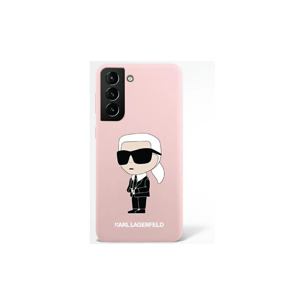 Hurtownia GSM - Etui Karl Lagerfeld KLHCS23SSNIKBCP Samsung Galaxy S23 hardcase roz/pink Silicone Ikonik - KLD1439 - {ean13} - Hurt
