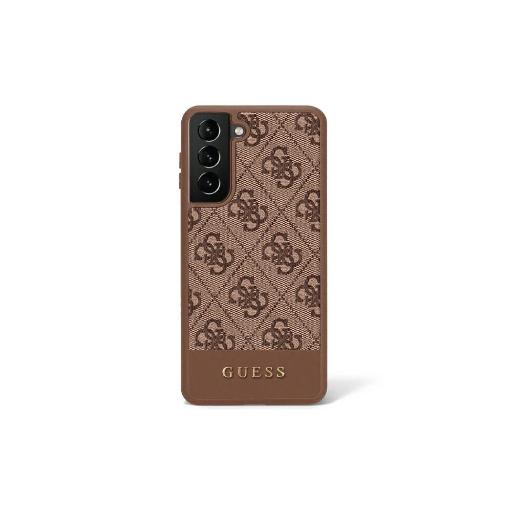Wholesale Guess GUHCS23MG4GLBR Samsung Galaxy S23+ Plus brown hardcase 4G Stripe Collection - GUE2345 - {ean13} - Hurt