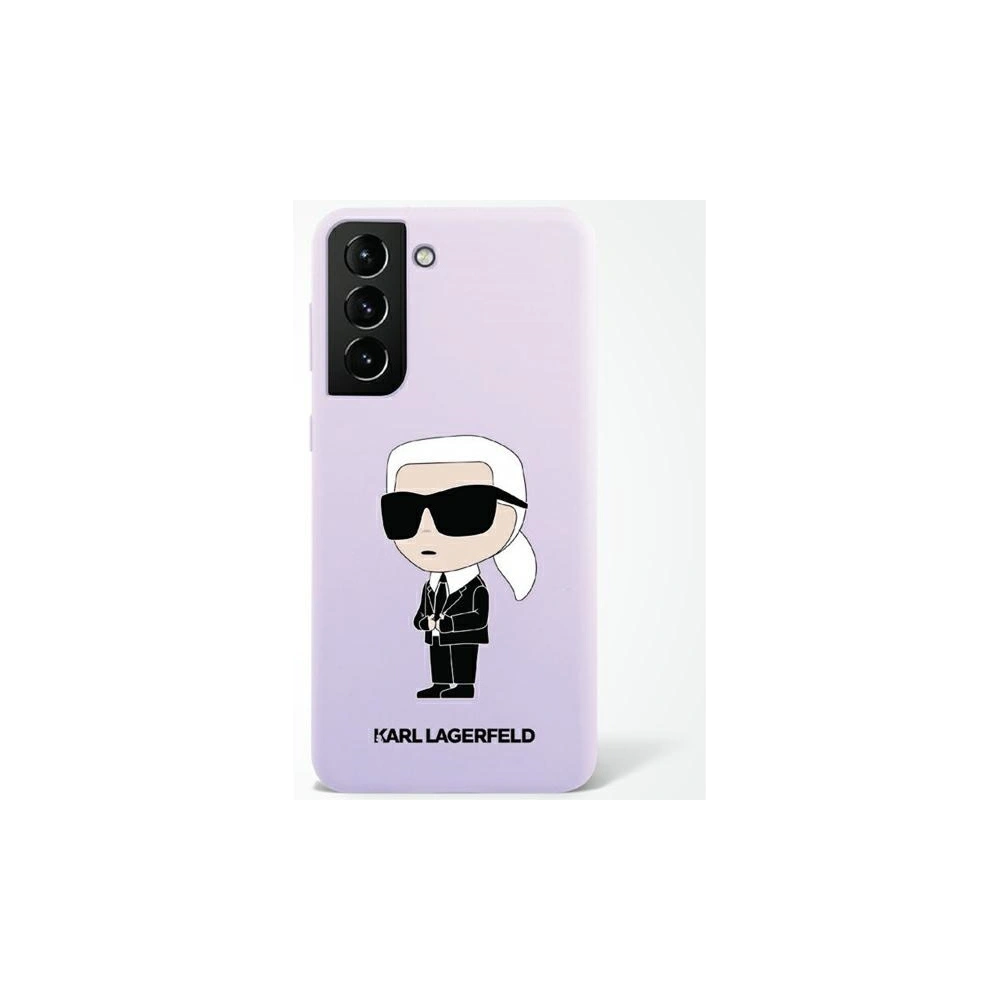 Hurtownia GSM - Etui Karl Lagerfeld KLHCS23SSNIKBCU Samsung Galaxy S23 hardcase purpuriu/purple Silicone Ikonik - KLD1440 - {ean13} - Hurt
