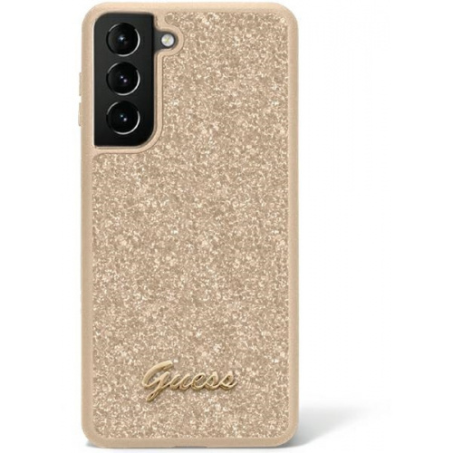 Hurtownia Guess - 3666339114794 - GUE2348 - Etui Guess GUHCS23MHGGSHD Samsung Galaxy S23+ Plus złoty/gold hard case Glitter Script - B2B homescreen