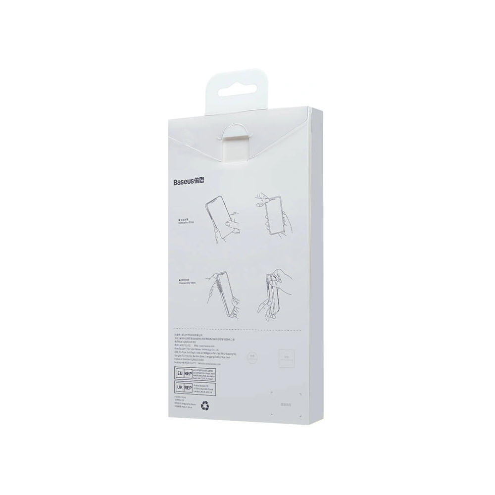 Hurtownia GSM - Zestaw etui + szkło Baseus Frame MagSafe Apple iPhone 14 (czarny) - BSU3918 - {ean13} - Hurt