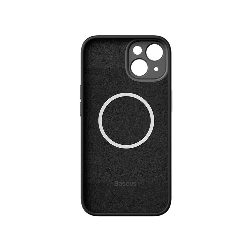Hurtownia GSM - Hülle + Glas-Set Baseus Liquid Silica MagSafe Apple iPhone 14 (schwarz) - BSU3921 - {ean13} - Hurt