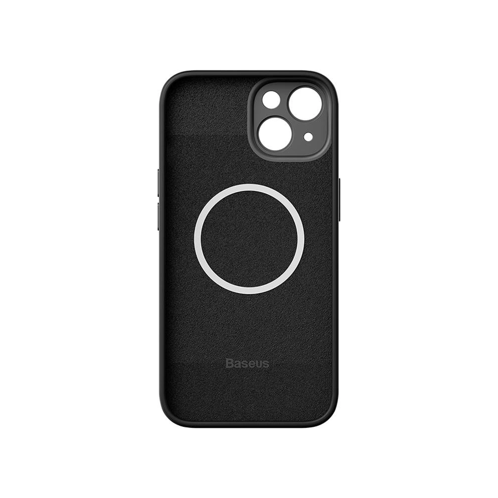Hurtownia GSM - Set mit Case + Glas Baseus Liquid Silica MagSafe Apple iPhone 14 Plus / 15 Plus (schwarz) - BSU3922 - {ean13} - Hurt