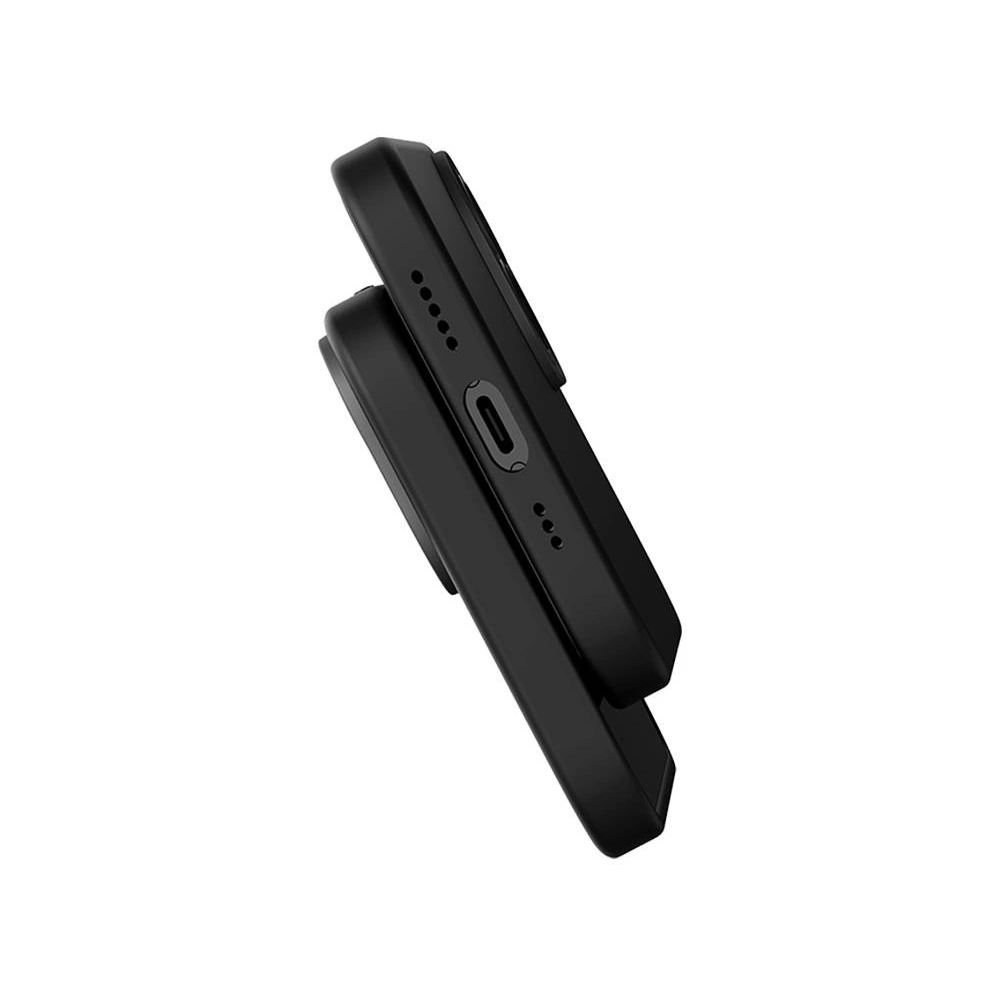 Hurtownia GSM - Tok + üveg Baseus Liquid Silica MagSafe Apple iPhone 14 Plus / 15 Plus (fekete) - BSU3922 - {ean13} - Hurt
