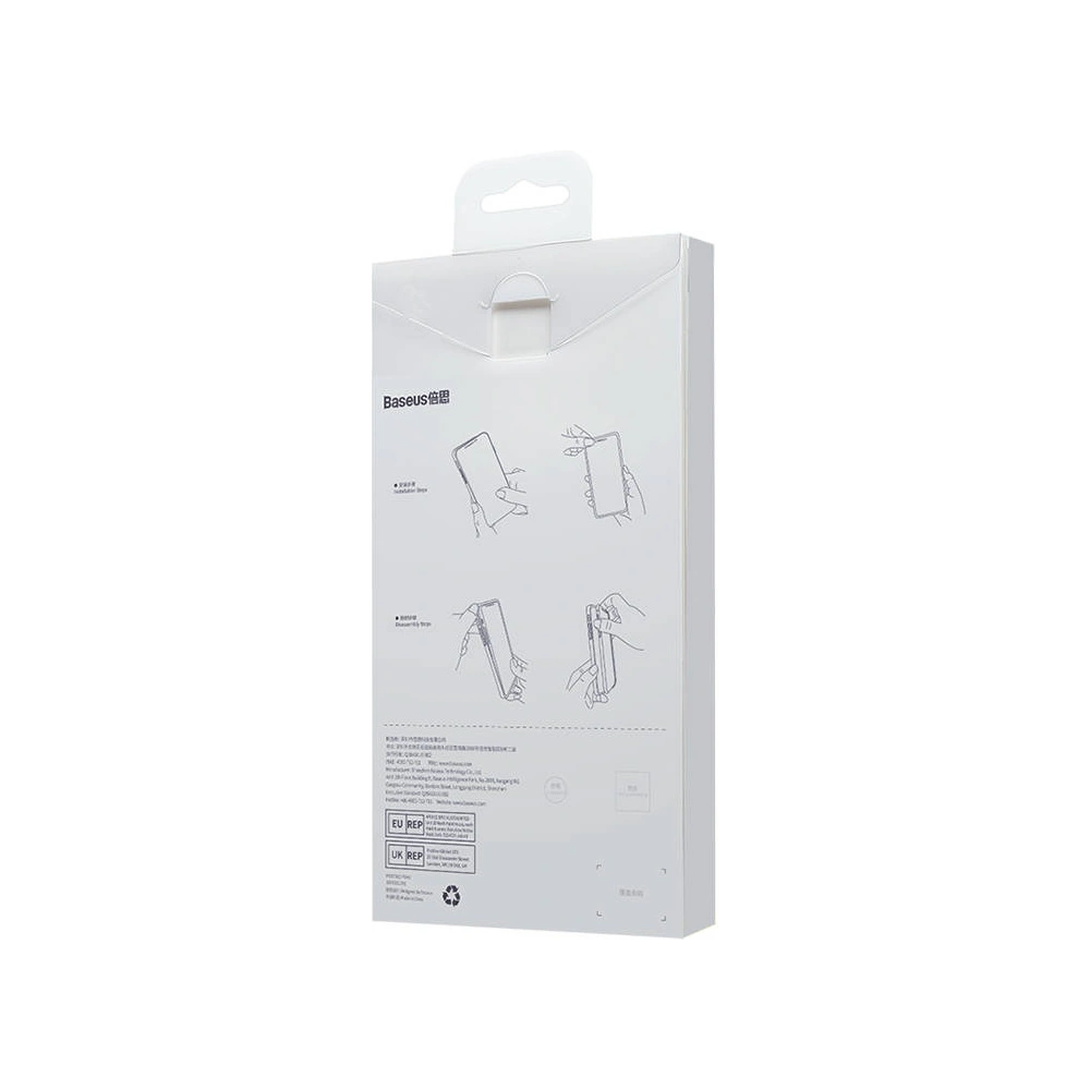 Hurtownia GSM - Tok + üveg Baseus Liquid Silica MagSafe Apple iPhone 14 Plus / 15 Plus (fekete) - BSU3922 - {ean13} - Hurt