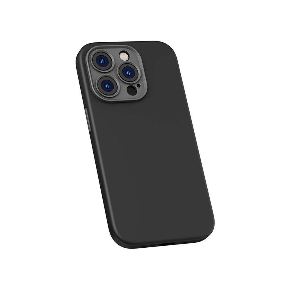 Hurtownia GSM - Set mit Hülle + Glas Baseus Liquid Silica MagSafe Apple iPhone 14 Pro Max (schwarz) - BSU3923 - {ean13} - Hurt